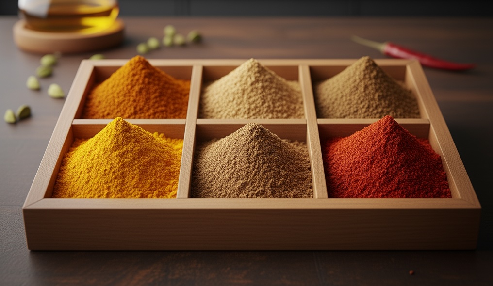 Ground spices and powders for turmeric powder bulk supplier - turmeric, coriander, cumin, chili powders, regional masalas